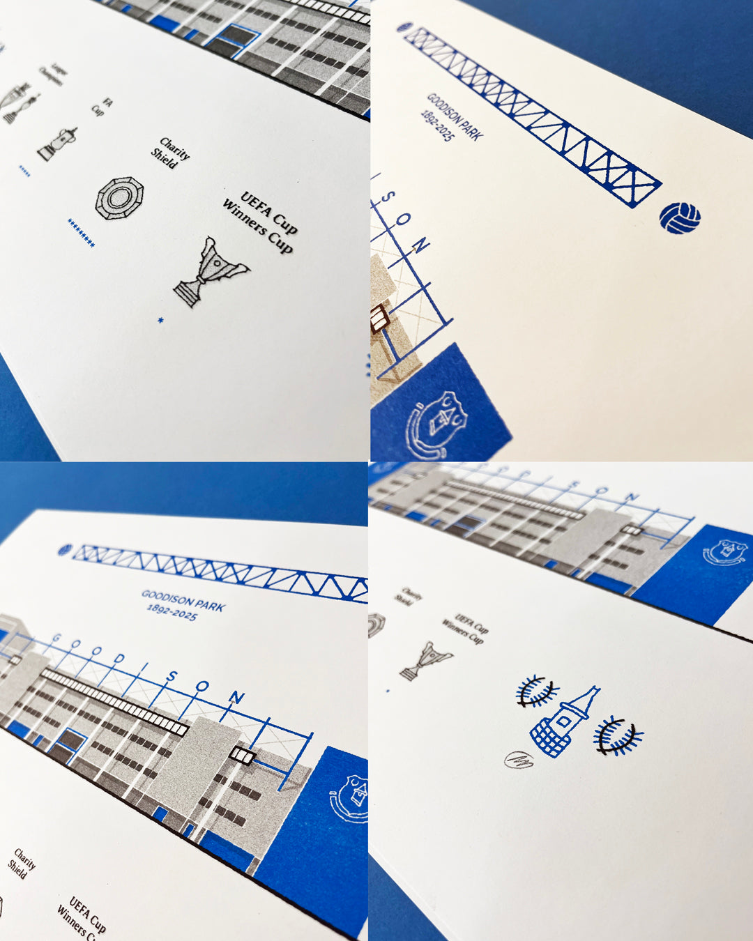 Everton FC Stadium print set