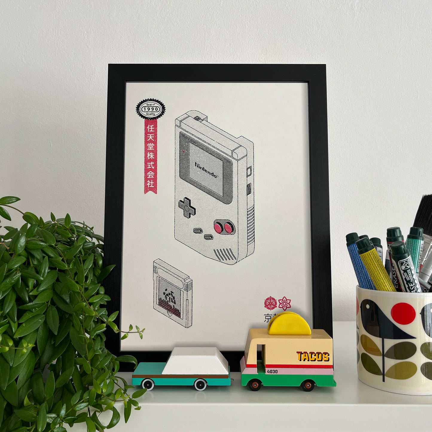 Nintendo Gameboy Risograph