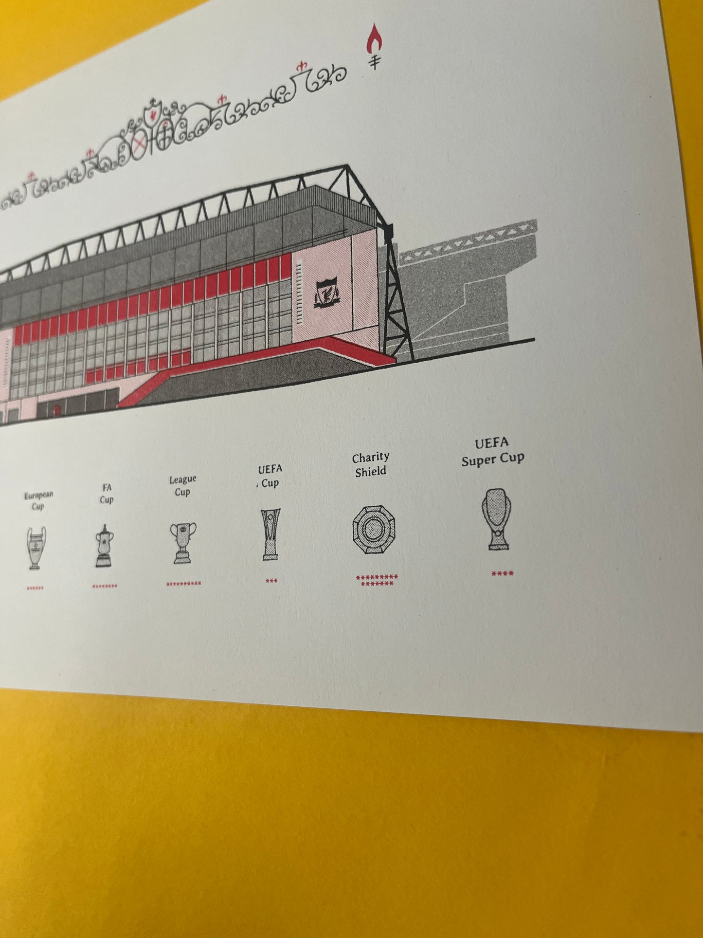20 Times Liverpool Football Club Anfield Risograph