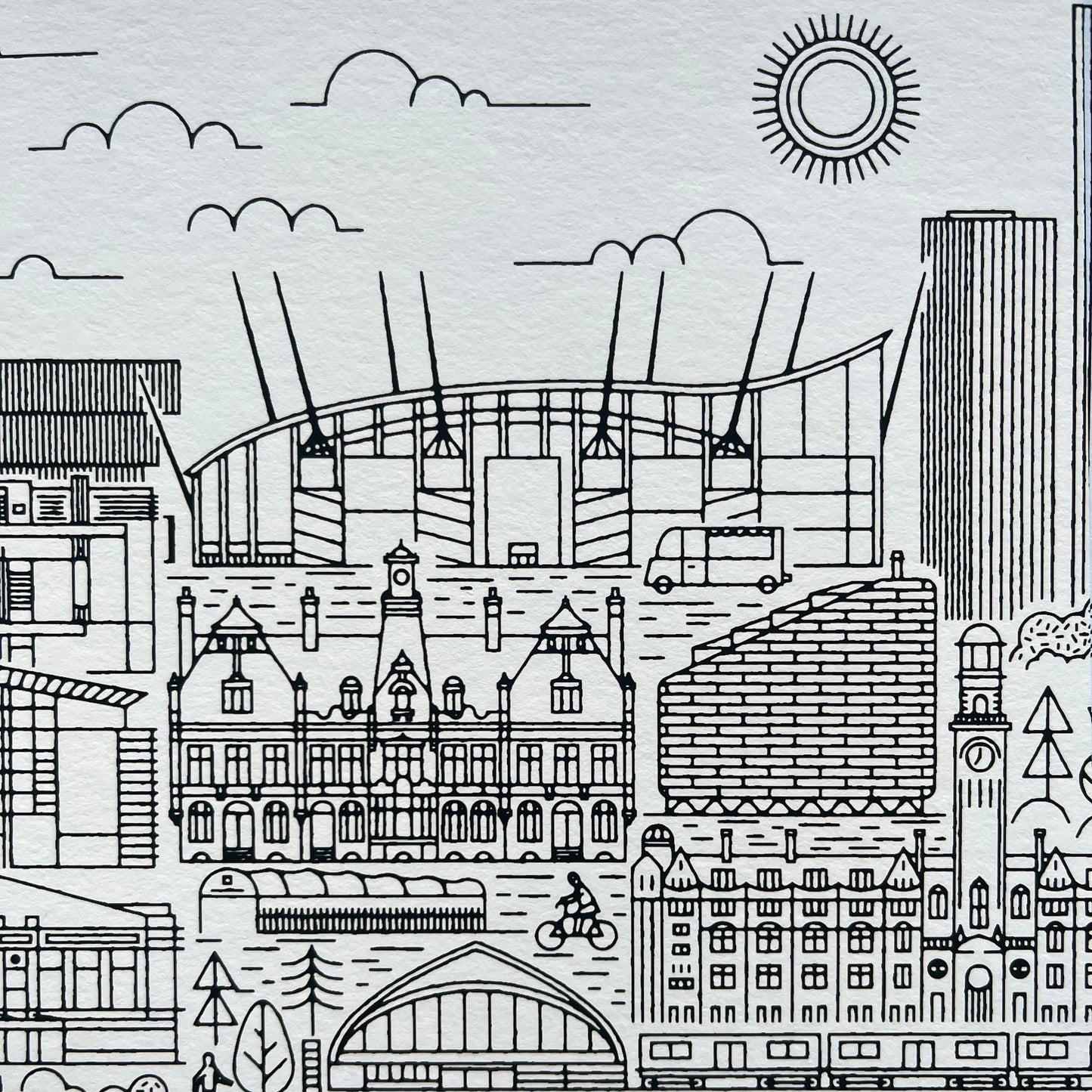 Manchester Cityscape Print