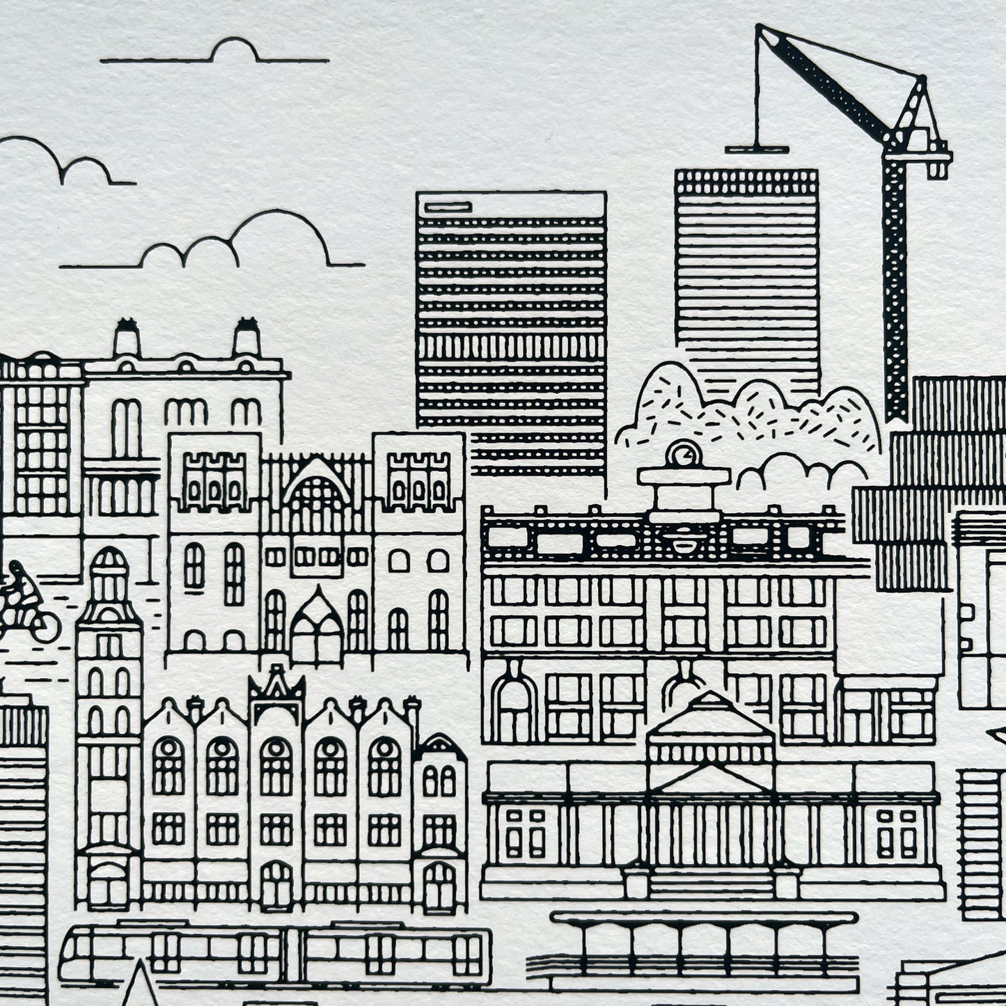 Manchester Cityscape Print