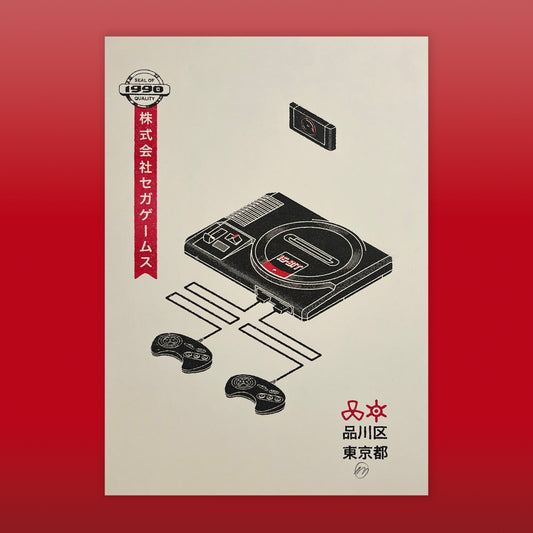 Sega Genesis / Megadrive Risograph