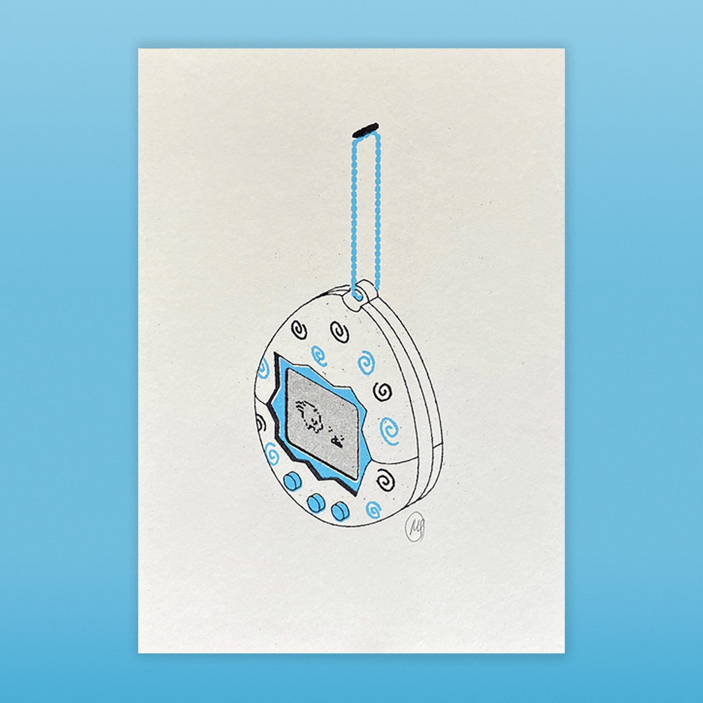 Tamagotchi Risograph