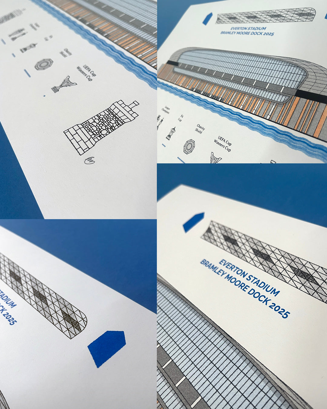 Everton FC Stadium print set