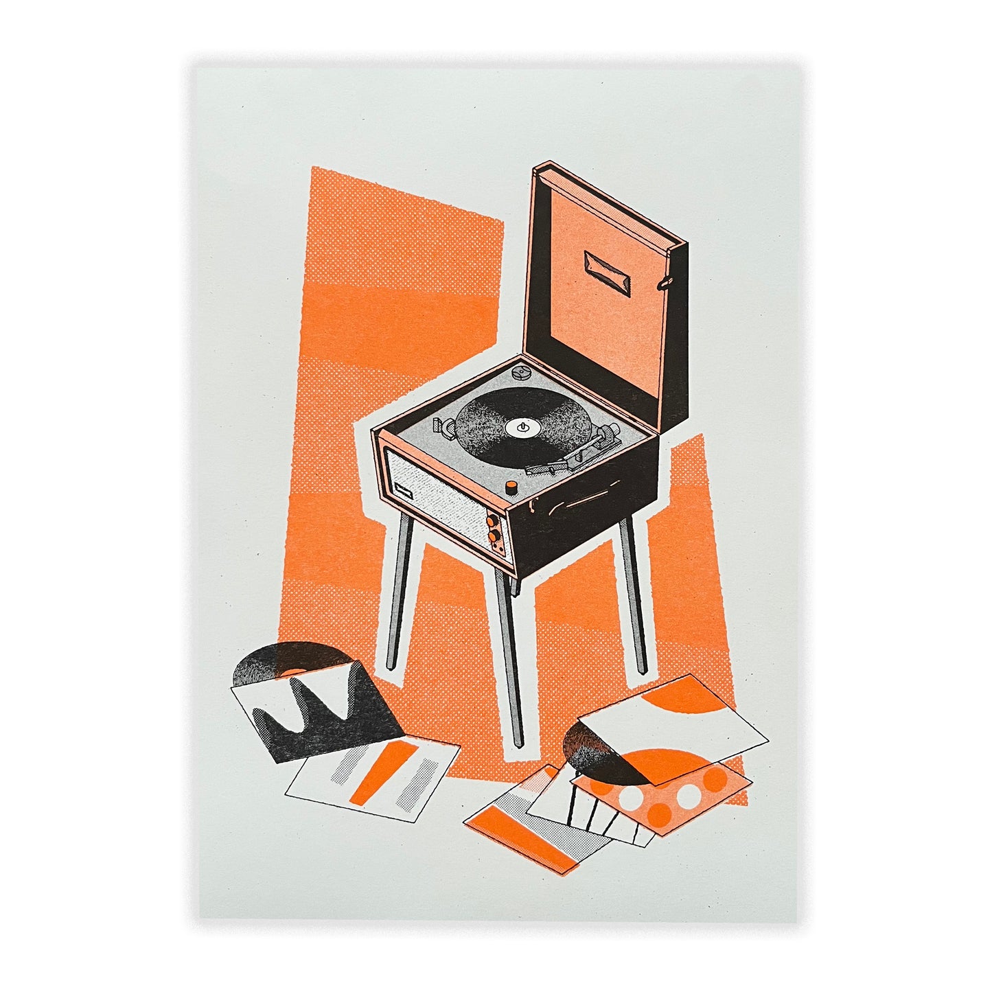 Record Player / Vinyl Risograph