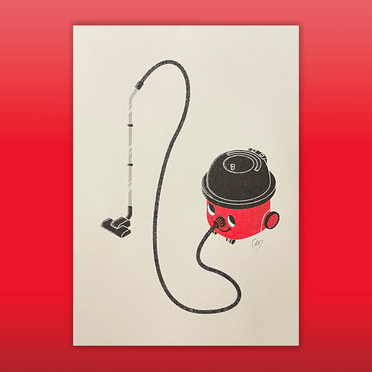 Henry Hoover – A5 Risograph Print