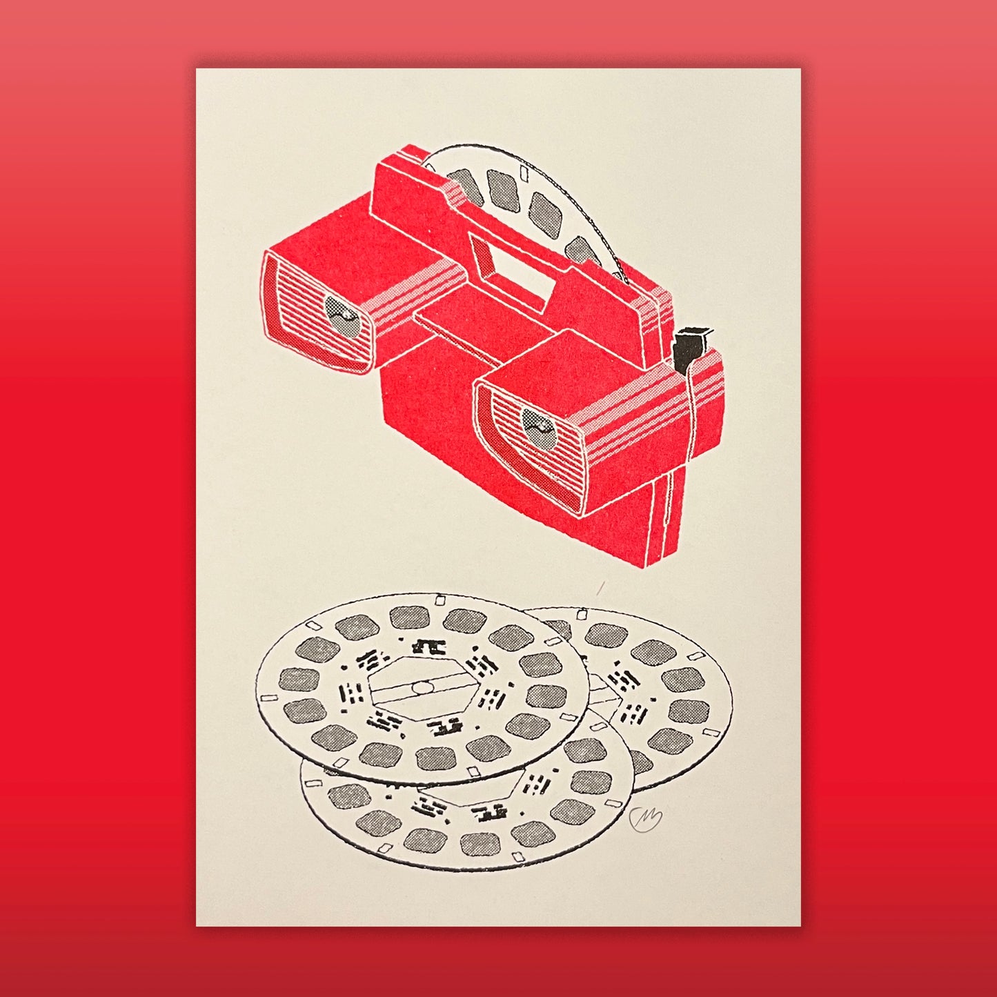 View-Master – A5 Risograph Print