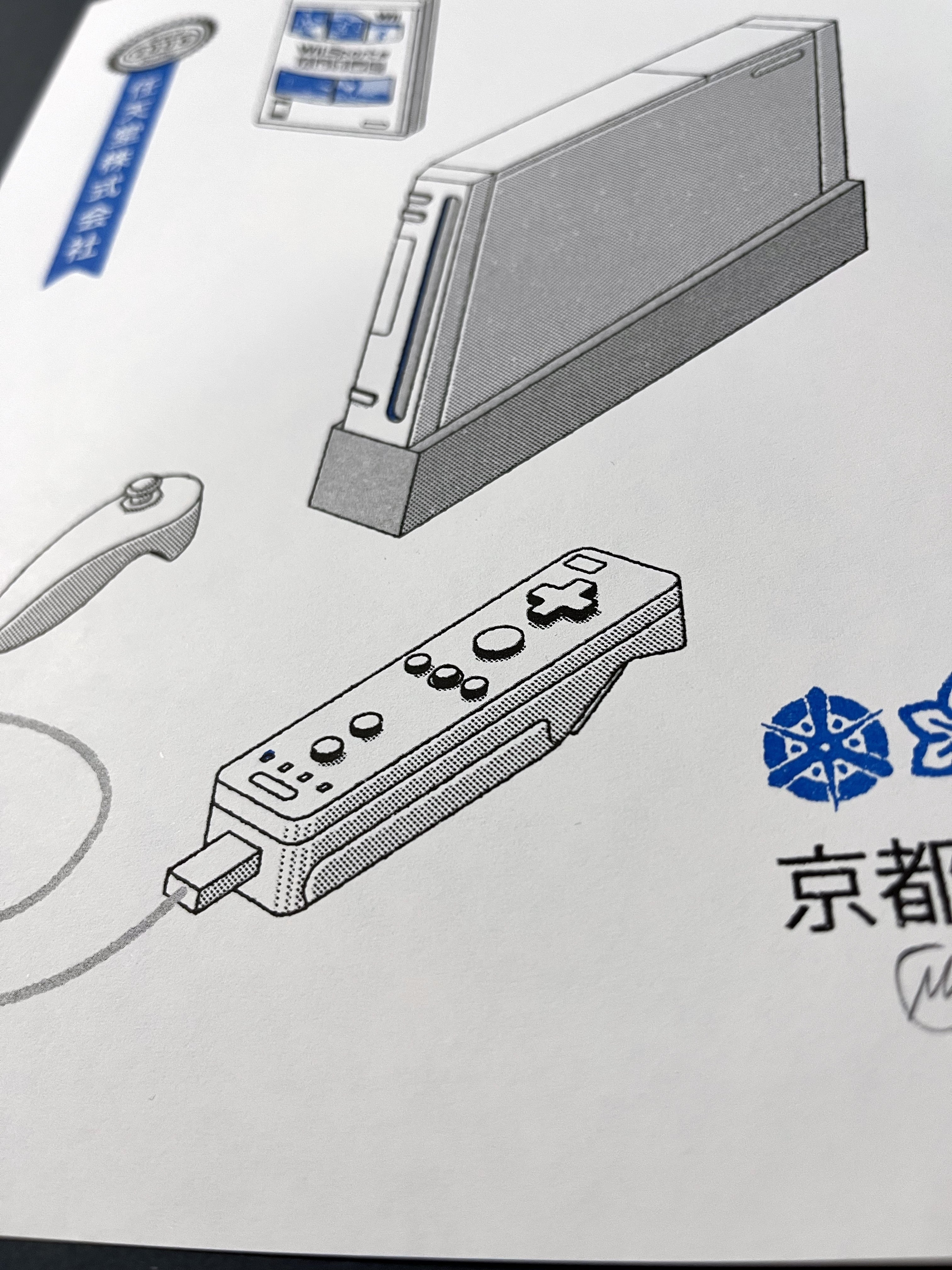 Nintendo Wii Risograph Print – A4 – mockup.ink