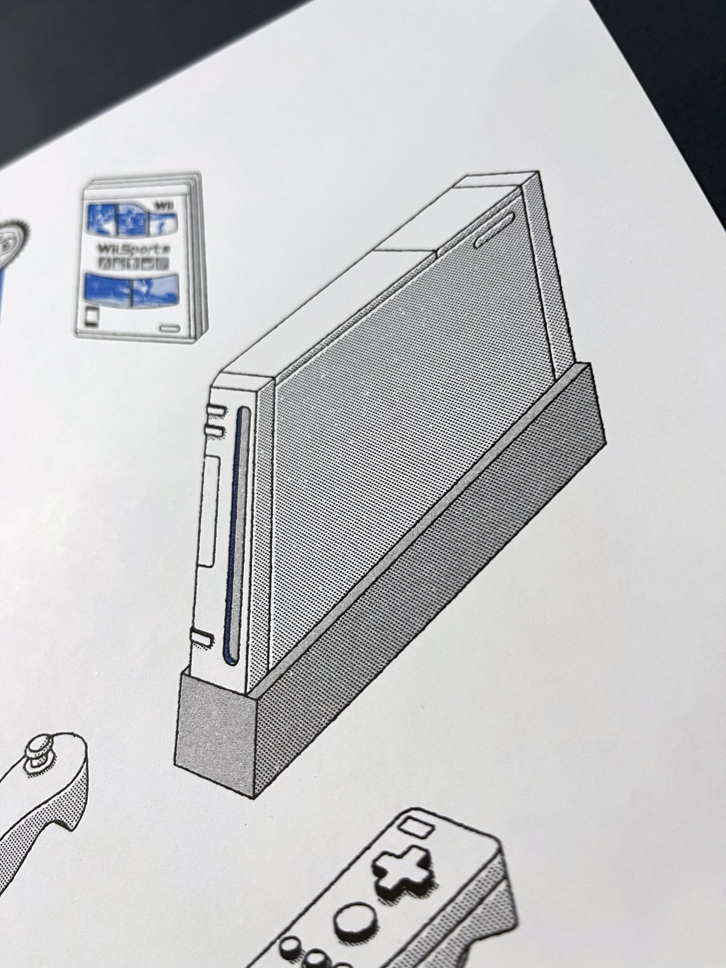 Nintendo Wii – A4 Risograph Print