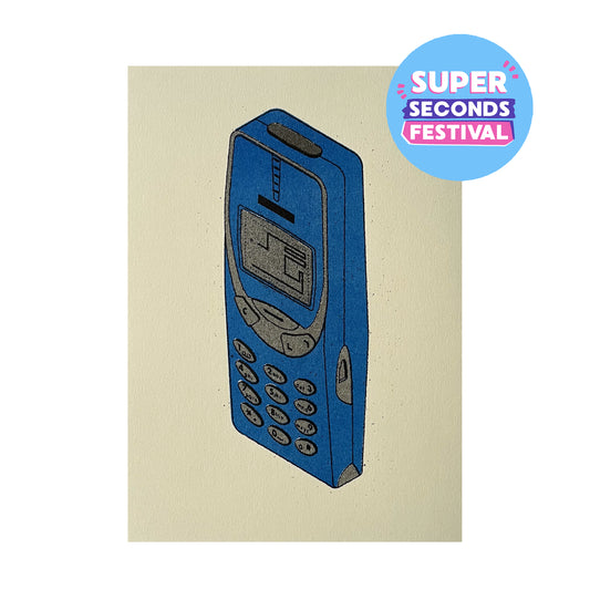 SECONDS: Nokia 3220 Risograph Print