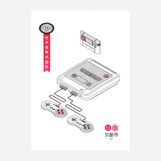 Super Nintendo SNES Risograph
