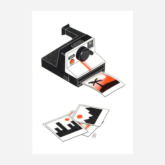 Polaroid Land Camera 1000 Risograph