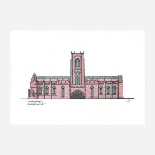 Liverpool Anglican Cathedral Risograph